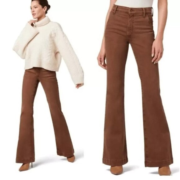 Joe's Jeans Denim - JOE'S JEANS Womens Size 27 Brown The Molly High Rise Flare Jeans NEW